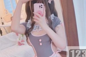 精选微密圈小蔡头喵喵-可爱女仆