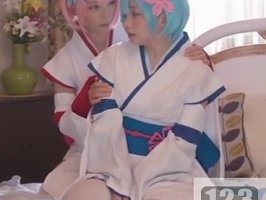 精选COS雷姆拉姆姐妹，私会，百合，应有尽有